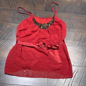 Charlotte Russe Embellished Tank